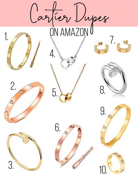 cartier ring dupe amazon|cartier love earrings dupe amazon.